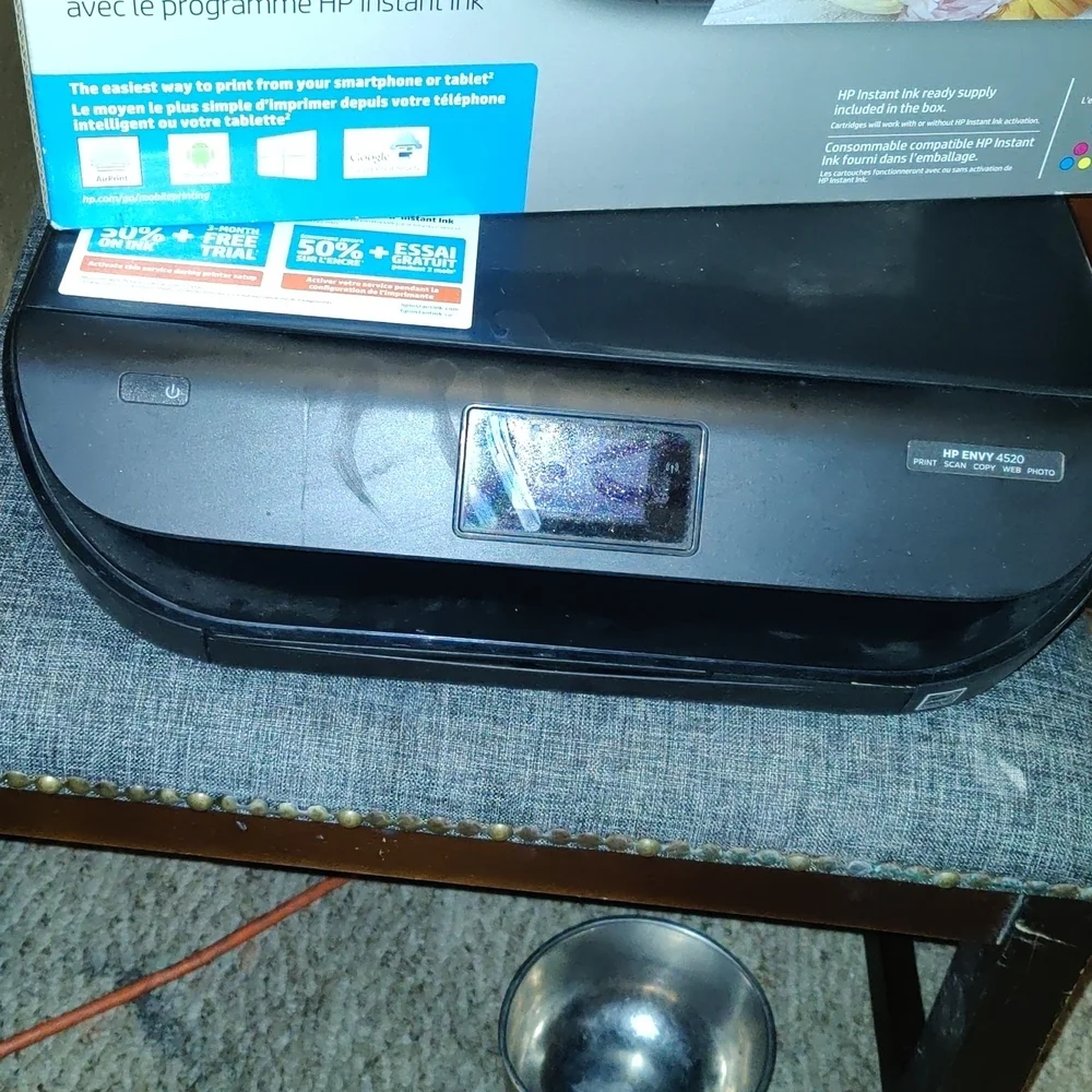 HP Envy 4520 All-In-One Inject Wireless Printer Scan Copy Photo New Sealedin Box